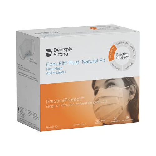 Sultan 20355 Com-Fit Plush Natural Fit Earloop Face Masks ASTM Level 1 White 40/Bx Sultan 20355 Com-Fit Plush Natural Fit Earloop Face Masks ASTM Level 1 White 40/Bx